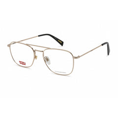 Levi's Unisex Eyeglasses - Clear Demo Lens Gold Stainless Steel | LV 1008 0J5G 00