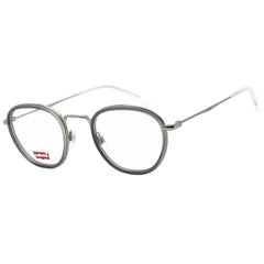 Levi'S Unisex Eyeglasses - Clear Demo Lens Grey Metal Round Frame | LV 5012 0KB7 00