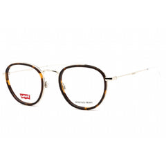 Levi's Unisex Eyeglasses - Full Rim Havana Metal Round Shape Frame | LV 5012 0086 00