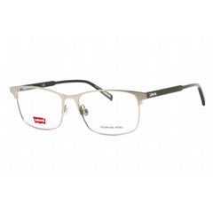Levi's Unisex Eyeglasses - Matte Ruthenium Metal Rectangular Frame | LV 1012 0R81 00