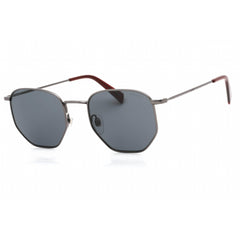 Levi's Unisex Sunglasses - Dark Ruthenium Round Frame Grey Lens | LV 1004/S 09N2 IR
