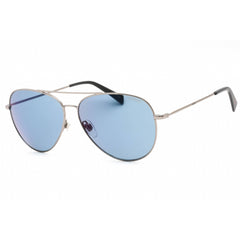 Levi's Unisex Sunglasses - Full Rim Grey Ruthenium Metal Aviator | LV 1006/S 0D3X 2Y