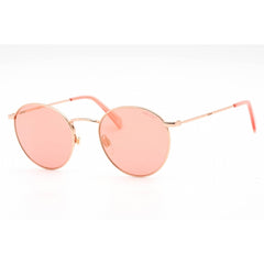Levi's Unisex Sunglasses - Gold Copper Metal Round Shape Frame | LV 1005/S 0DDB K1