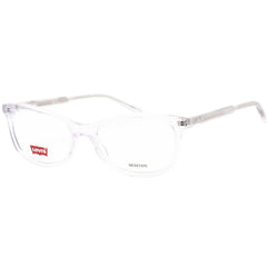 Levi's Women's Eyeglasses - Clear Demo Lens Lilac Rectangular Frame | LV 1017 0789