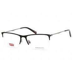 Levi's Women's Eyeglasses - Half Rim Matte Grey Rectangular Frame | LV 5029 0RIW 00