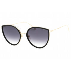 Levi's Women's Sunglasses - Full Rim Black Metal Cat Eye Frame | LV 5011/S 0807 9O