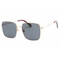 Levi's Women's Sunglasses - Gold Copper Metal Square Shape Frame | LV 1007/S 0DDB IR