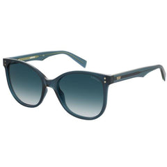 Levi's Women's Sunglasses - Teal Plastic Cat Eye Frame | LEVI LV 5009/S 0ZI9/08