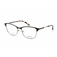 Liz Claiborne Women's Eyeglasses - Black Ruthenium Metal Rectangular | L 649 0284 00