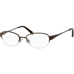 Liz Claiborne Women's Eyeglasses - Brown Metal Oval Frame | LIZ CLAIBORNE L 426 01J3