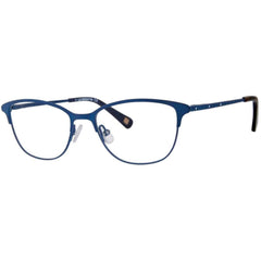 Liz Claiborne Women's Eyeglasses - Smt Navy Metal Frame | LIZ CLAIBORNE L 449 0E8W