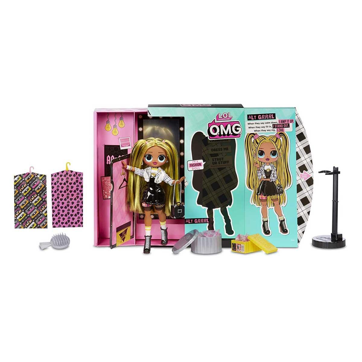 LOL Surprise Girls Fashion Doll - O.M.G. Alt Grrrl with 20