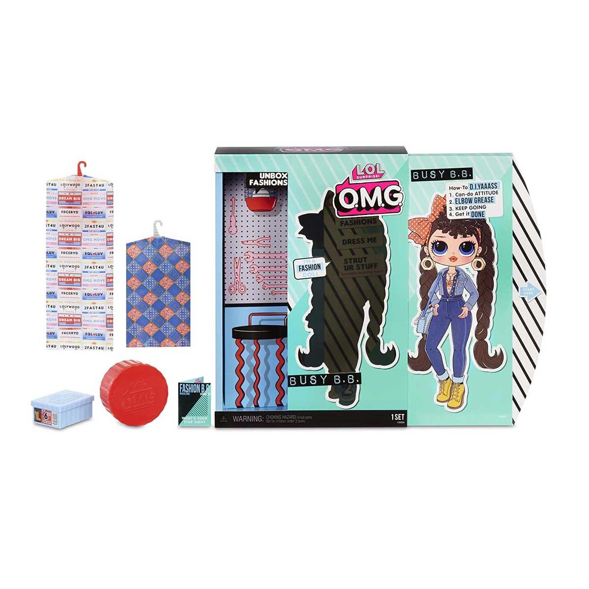 L.O.L. Surprise! O.M.G. Busy B.B. Fashion Doll with 20 Surprises並行輸入品 L.O.L. Surprise! O.M.G. Busy B.B. Fashion Doll with Jean Denim Jumper