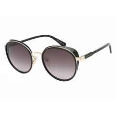 Longchamp Unisex Sunglasses - Round Grey Gradient Lens Metal Frame | LO135SK 001
