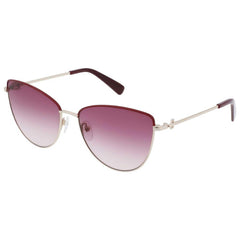 Longchamp Women's Sunglasses - Metal Gold/Wine Cat Eye Full Rim Frame | LO152S 721