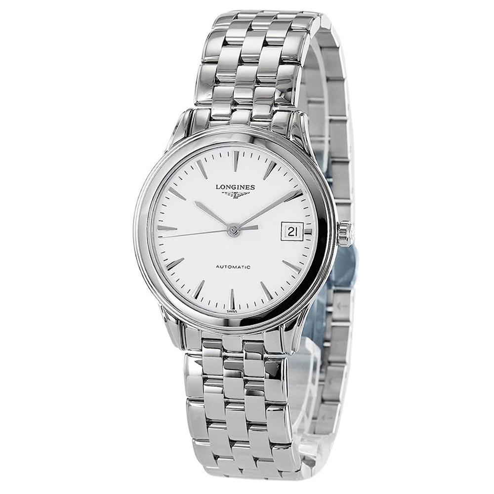 Longines Men's Automatic Watch - Flagship Silver Stainless Steel Brace