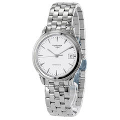 Longines Men's Automatic Watch - Flagship Silver Stainless Steel Bracelet | L47744126
