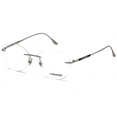 Longines Men's Eyeglasses - Clear Demo Lens Shiny Palladium Frame | LG5002-H 016