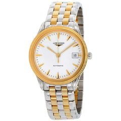Longines Men's Watch - Flagship Automatic White Dial Two Tone Bracelet | L47743227