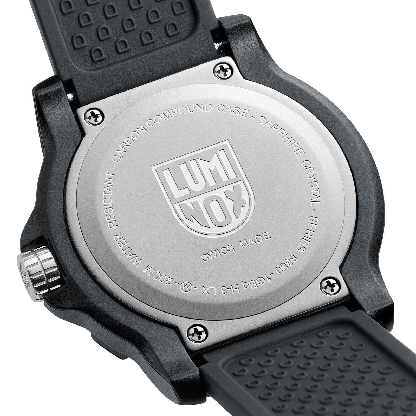 Luminox Men's Quartz Watch - BlackOps Rotating Bezel Grey Dial