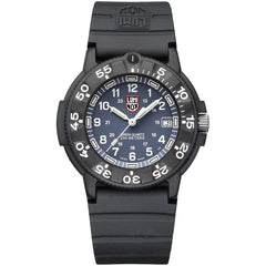 Luminox Men's Quartz Watch - Navy Seal Blue Dial Black Rubber Strap | 3002.NSF