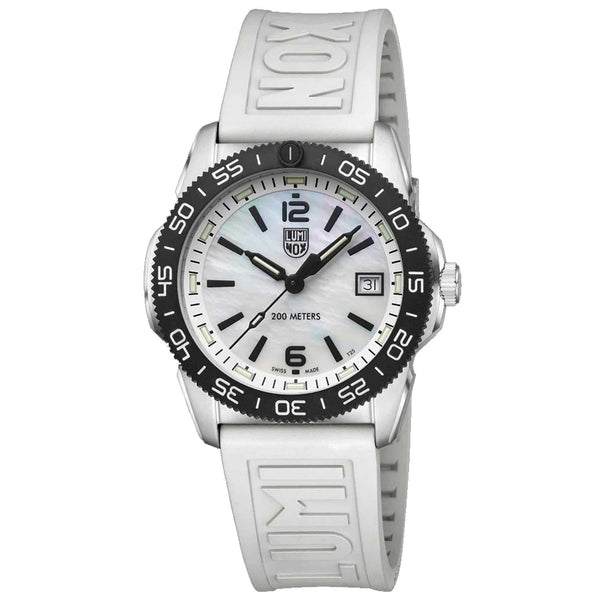 Luminox Men's Quartz Watch - Pacific Diver Ripple White