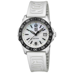 Luminox Men's Quartz Watch - Pacific Diver Ripple White Rubber Strap | 3128.M.SET