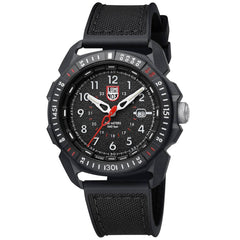 Luminox Men's Swiss Quartz Watch - Ice-Sar Arctic Date Black Dial Rubber Strap | 1001