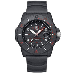 Luminox Men's Swiss Quartz Watch - Navy Seal Rotating Bezel Black Dial Strap | 3615