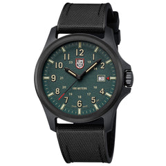 Luminox Men's Watch - Atacama Field Quartz Green Dial Black Rubber Strap | XL.1977