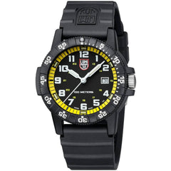 Luminox Men's Watch - Leatherback SEA Turtle Giant Black Silicone Strap | XS.0325