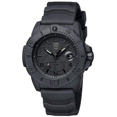 Luminox Men's Watch - Navy SEAL Quartz Black Dial Silicone Strap | XS.3601.BO.NSF
