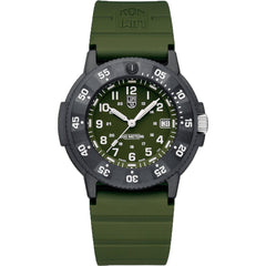 Luminox Men's Watch - Navy SEAL Quartz Green Dial Silicone Strap | XS.3013.EVO.S