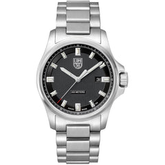 Luminox Men's Watch - Recon Date Black Dial Silver Steel Bracelet Quartz | XL.1832