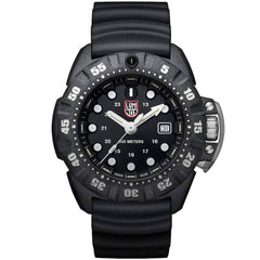 Luminox Men's Watch - Scott Cassell Deep Dive Swiss Quartz Black Rubber Strap | 1551