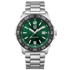 Luminox Men's Watch - Sea Pacific Diver Green Dial Stainless Steel Bracelet | 3137