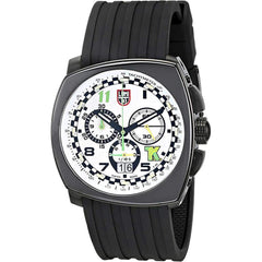 Luminox Men's Watch - Tony Kanaan Quartz Chronograph Black Silicone Strap | XL.1147