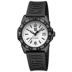 Luminox Unisex Watch - Pacific Diver Ripple Date White Dial Black Rubber Strap | XS.3127M