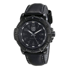 Luminox Women's Strap Watch - Modern Mariner Black Dial Black Leather | 7251.BO