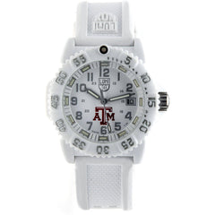 Luminox Women's Watch - Navy Seal Colormark Texas A&M White Strap | XS.7057.WO.TAM