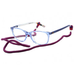 M Missoni Women's Eyeglasses - Clear Demo Lens Blue Acetate Frame | MMI 0008 0PJP 00