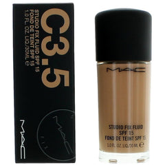 MAC Women's Foundation - Studio Fix Fluid SPF15 Long-Wearing Oil-Free, C3.5, 1 oz