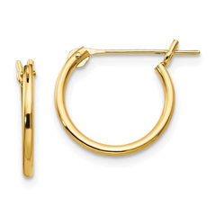 Madi K Kid's 14k  1.25mm Half Hoop Earrings