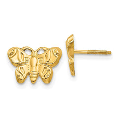 Madi K Kid's 14k  Butterfly Earrings