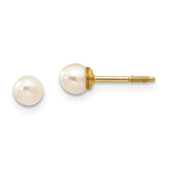 Madi K Kid's 14k  FW Cultured Pearl Earrings