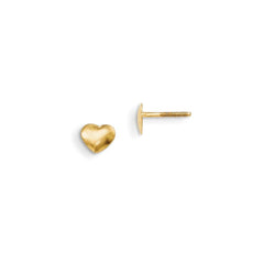 Madi K Kid's 14k  Heart Silicone Screwback Earrings