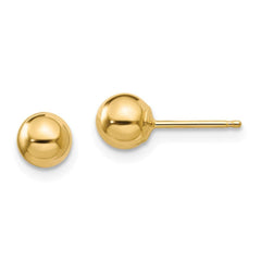 Madi K Kid's 14k  Polished 5mm Ball Post Earrings
