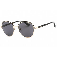 Marc Jacobs Men's Sunglasses - Full Rim Gold Black Metal Round | MARC 532/S 0RHL IR