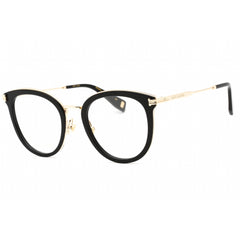 Marc Jacobs Women's Eyeglasses - Full Rim Black Gold Metal Round | MJ 1055 02M2 00