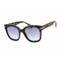 Marc Jacobs Women's Sunglasses - Blue Lens Havana Plastic Cat Eye | MJ 1012/S 0086